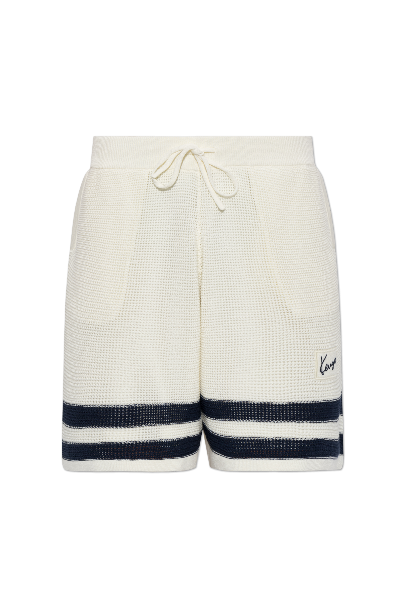 Cream Shorts with a decorative weave Kenzo - Vitkac France